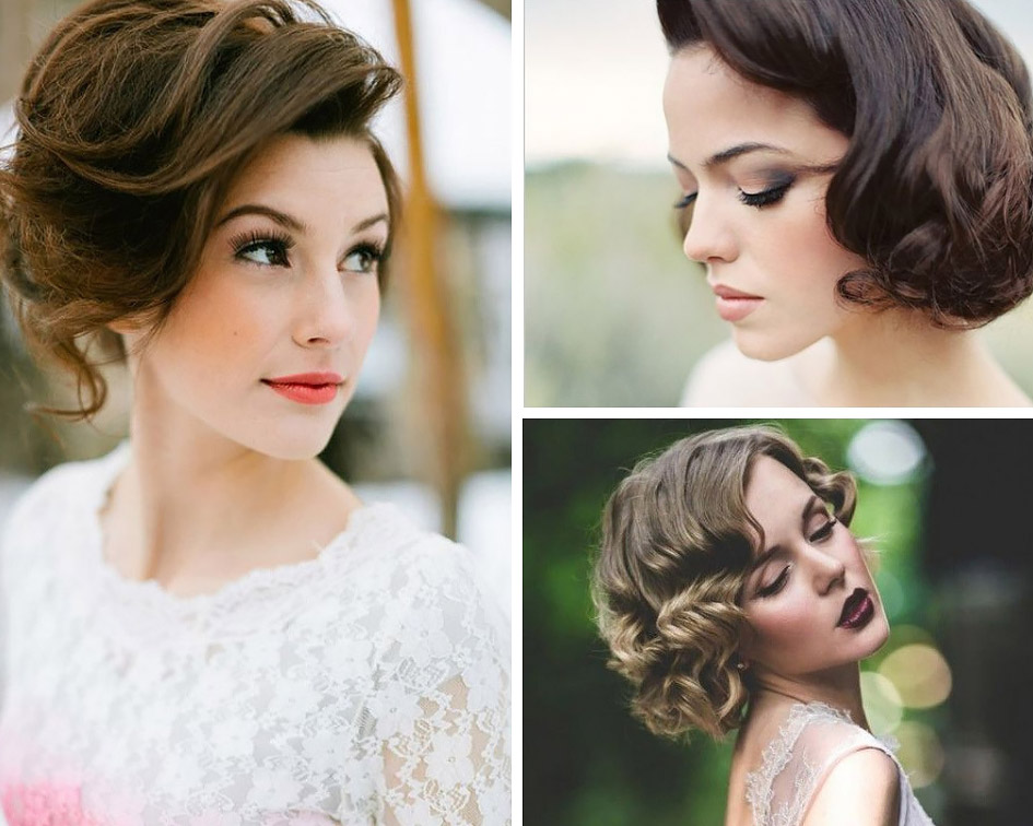 ретро кучері на коротке волосся