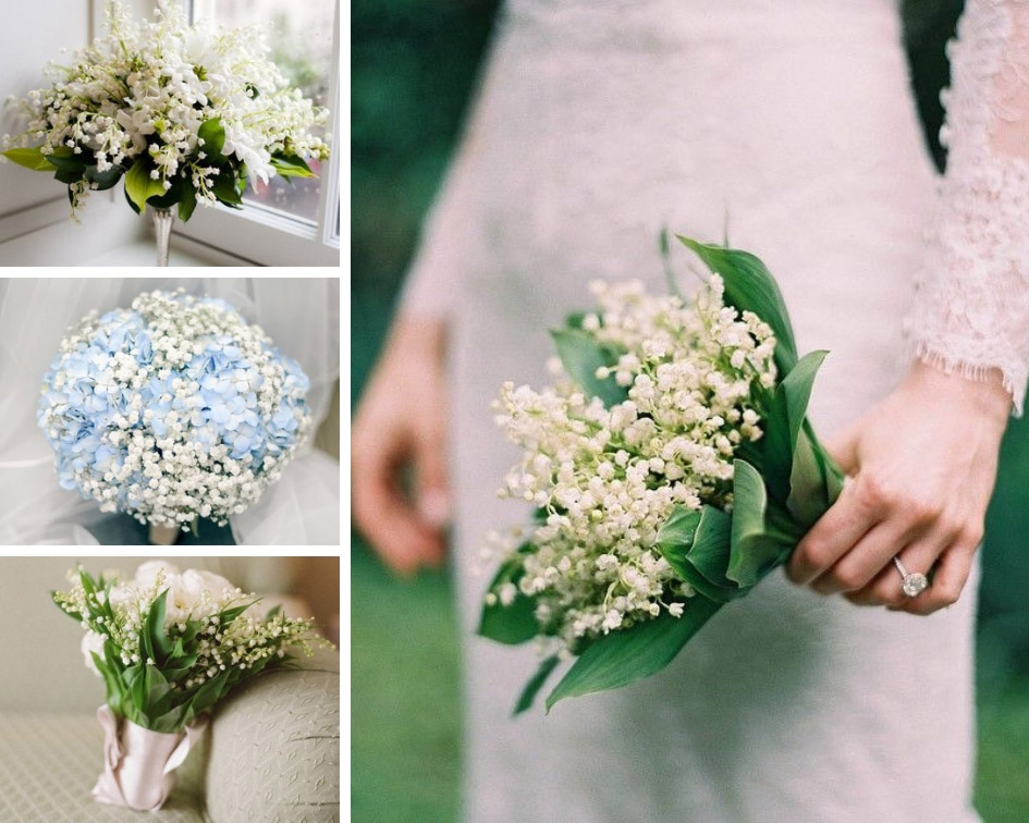 букет невесты с ландышами
