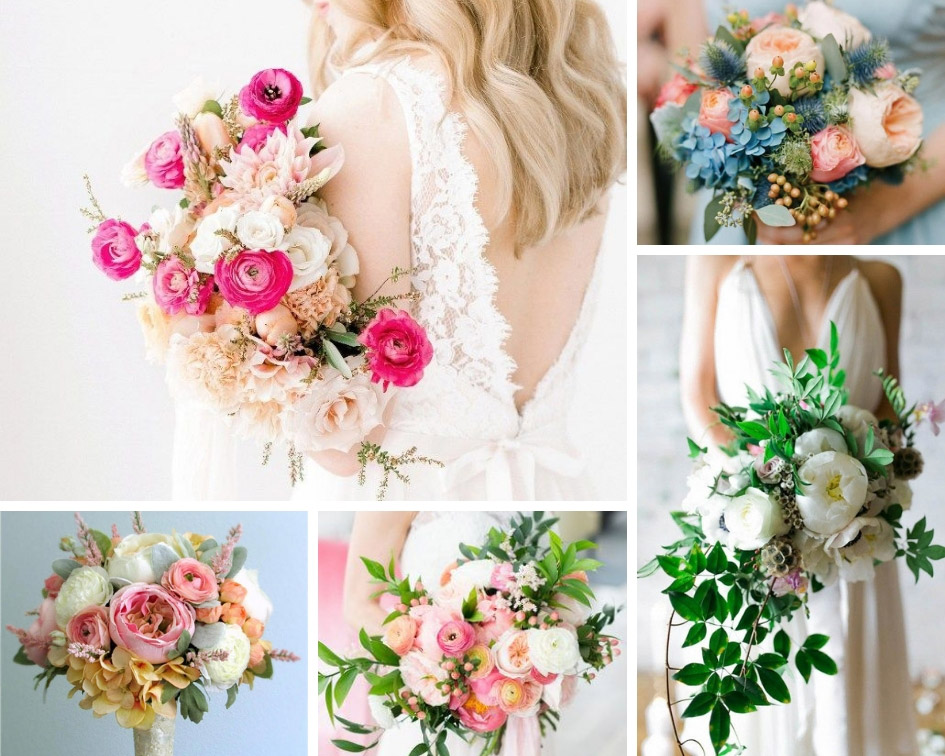 весенние букеты невесты идеи