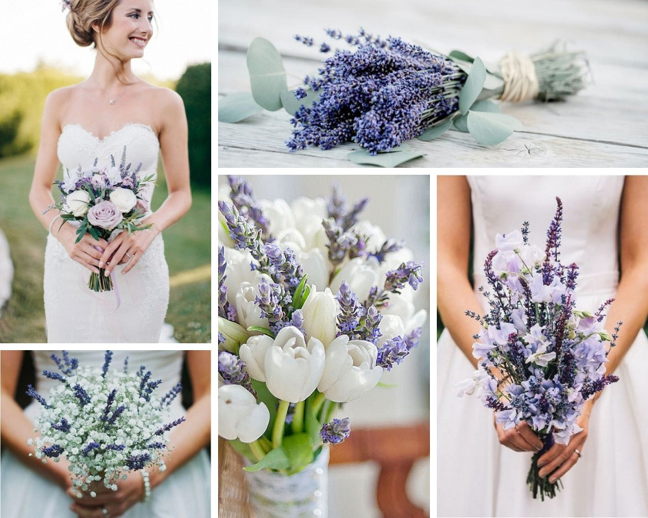 летний букет невесты