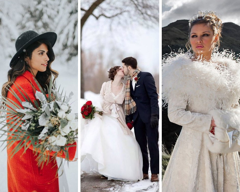 невеста в пальто фото