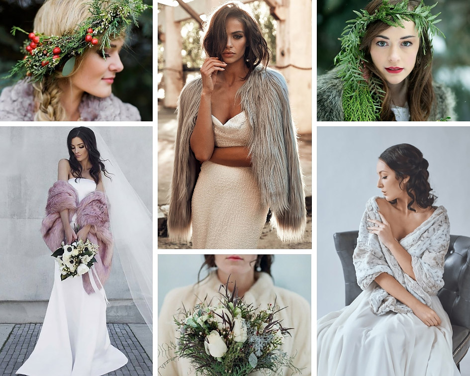 свадебная накидка шуба фото