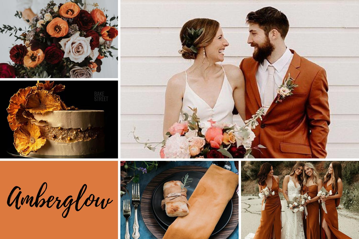 Янтарно помаранчеве весілля Amber Glow фото
