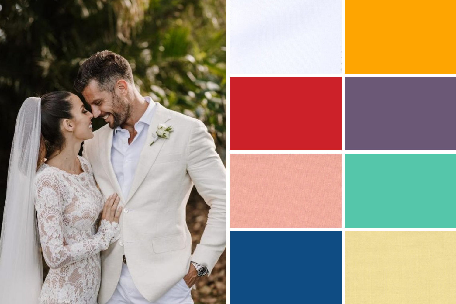 свадебные тренды 2020 от Pantone