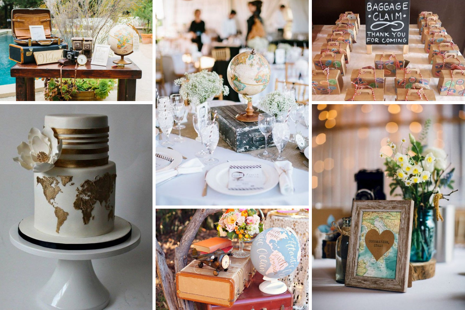 Стиль весільної вечірки - подорожі