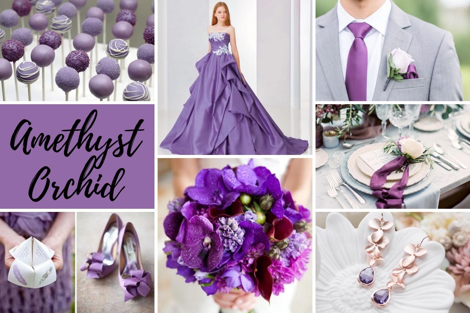 Фіолетове весілля: фото оформлення