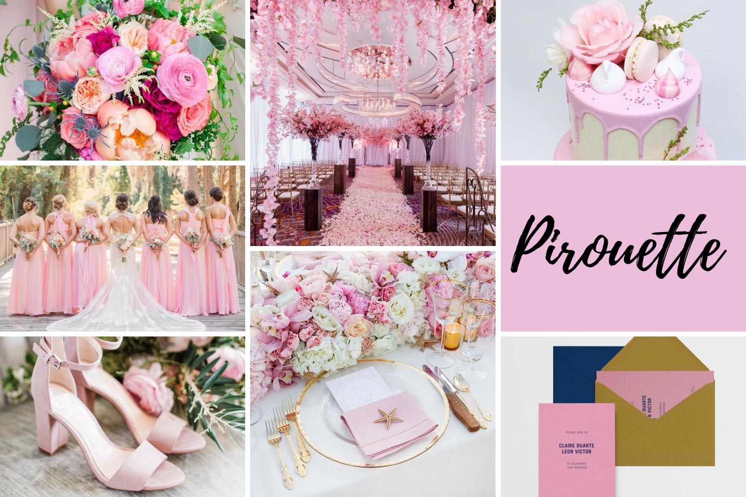 Ніжно-рожеве весілля фото