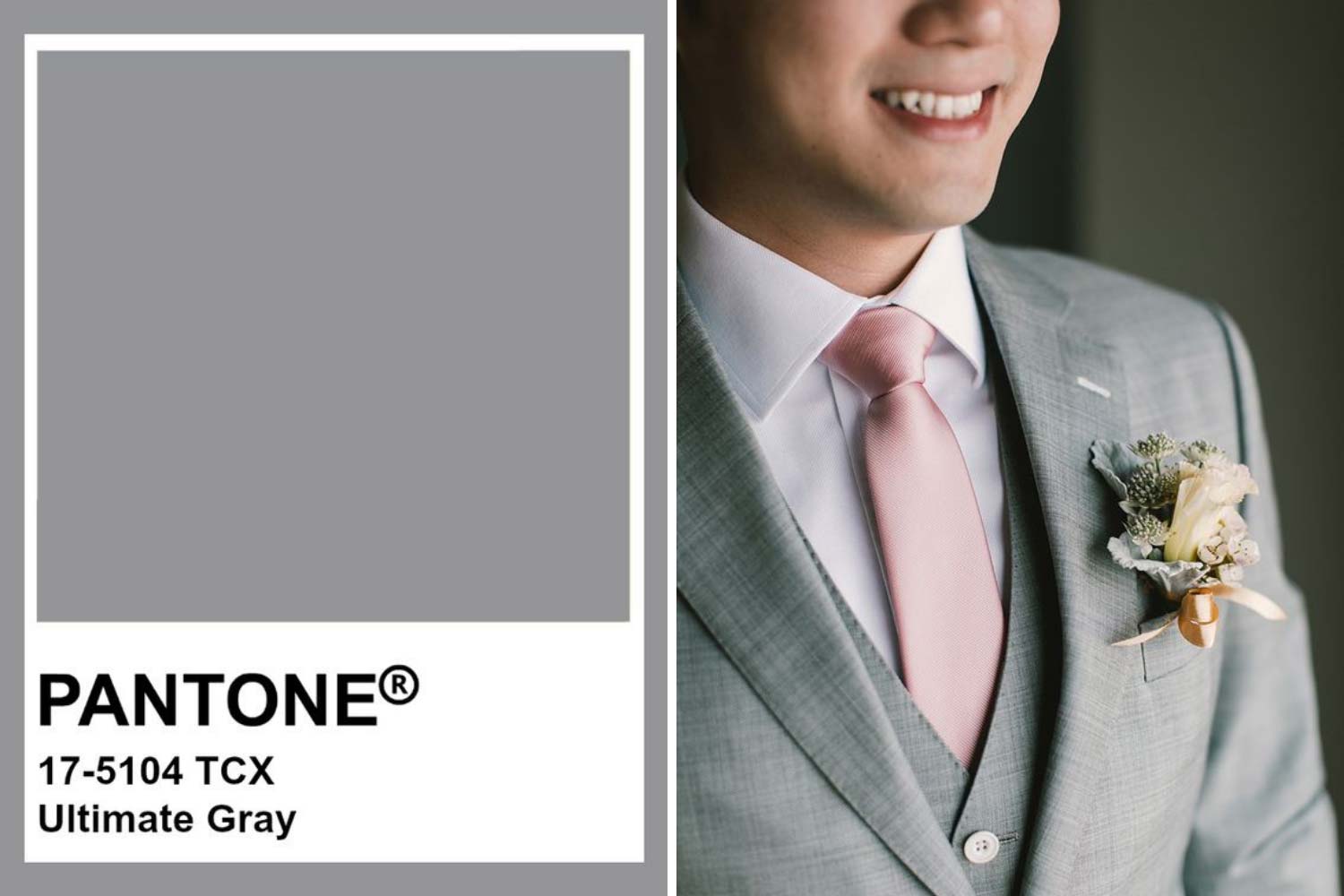 Ultimate Gray color 2021 of Pantone фото