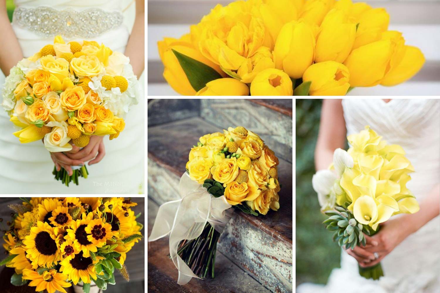 Букет на весілля у відтінку Illuminating