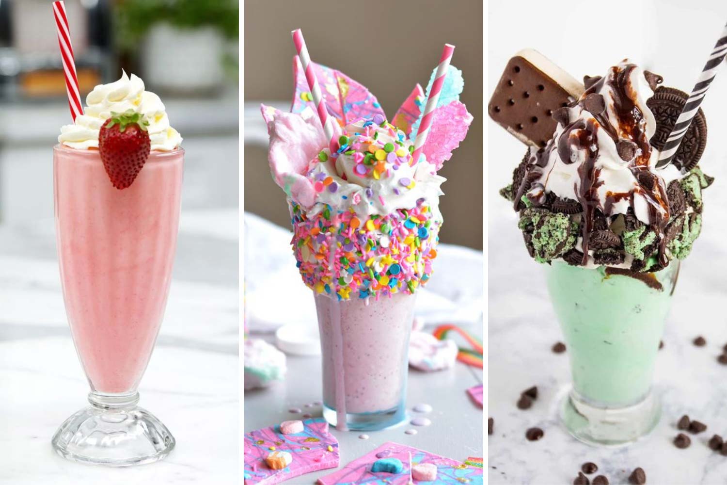 Молочний коктейль, мілкшейк фото