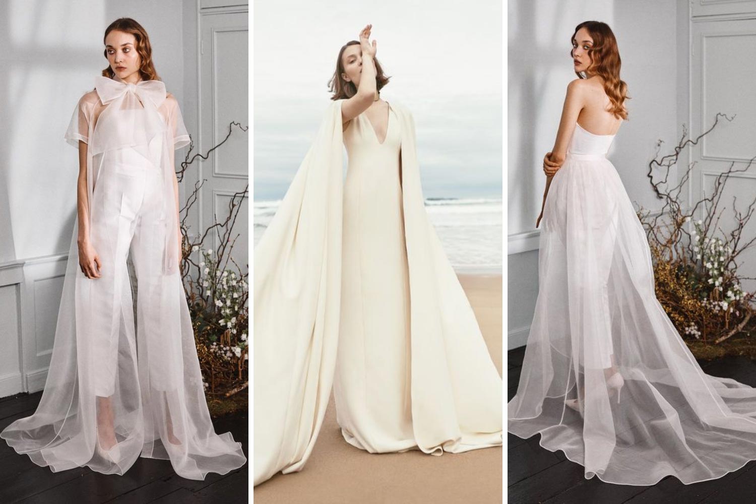 Кейпы на платье свадебное фото 