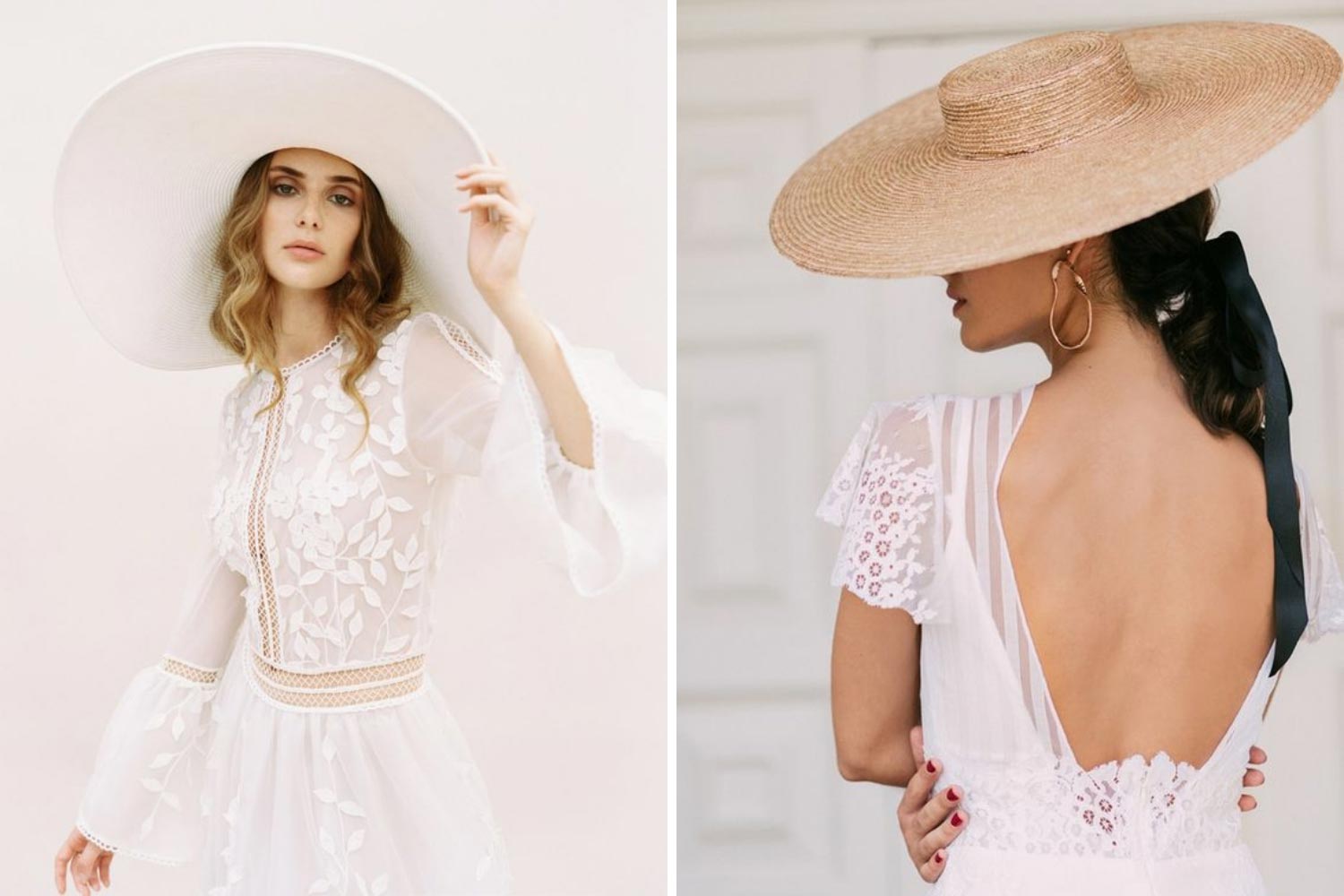 Образ невесты со шляпой фото 