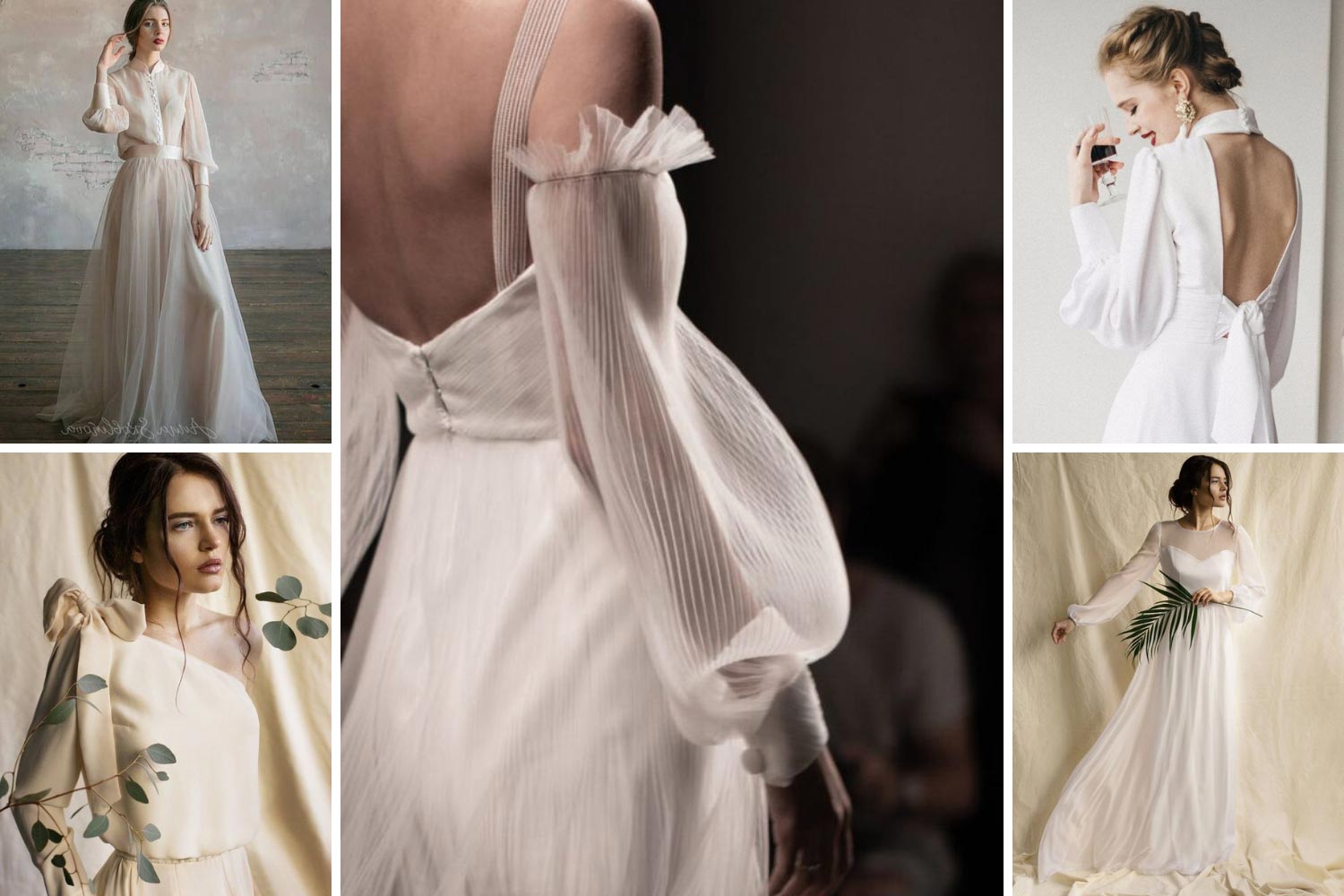 Свадебное платье с рукавами: идеи для невесты 2021