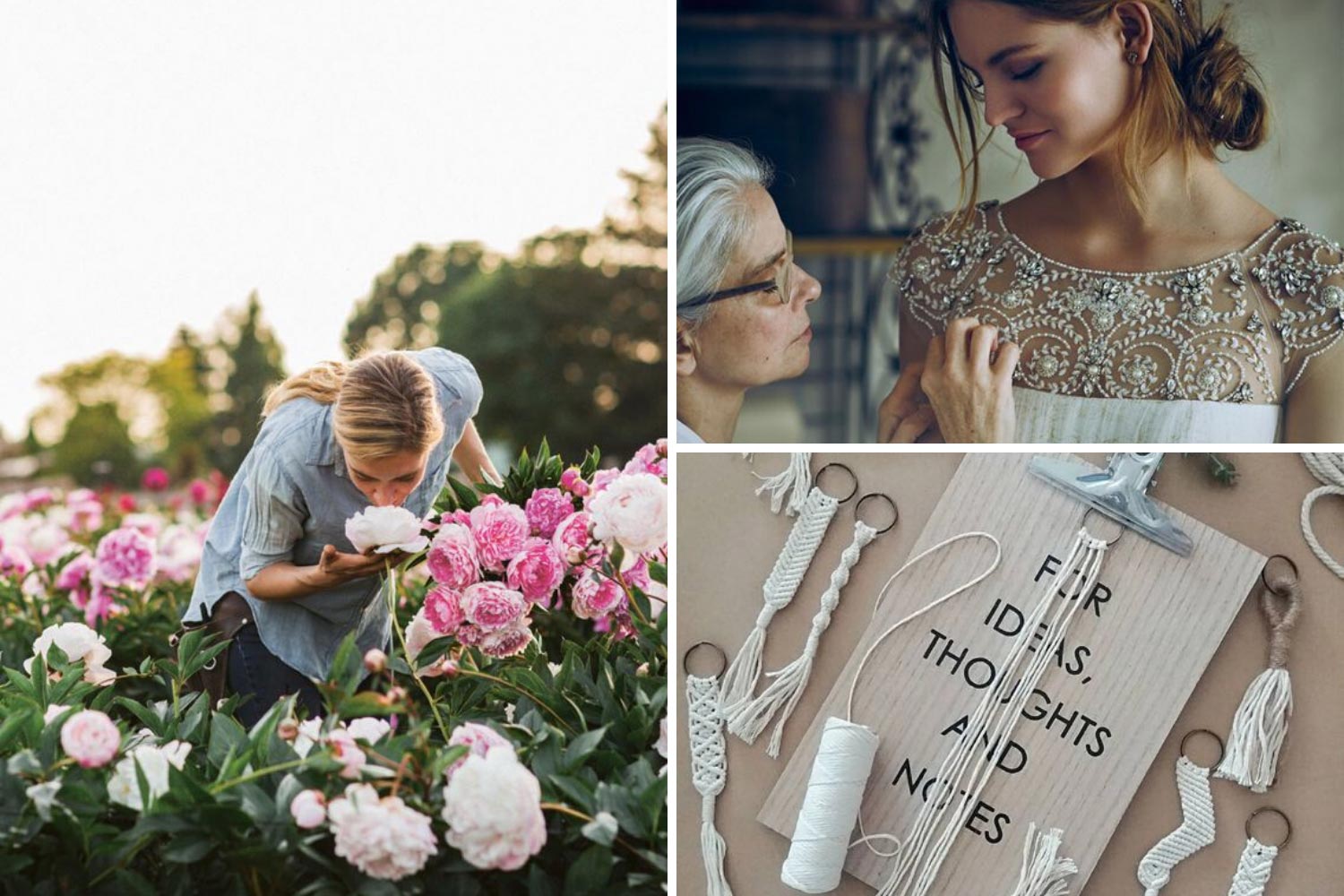 Вирощування квітів, пошиття суконь, handmade декор на весілля фото