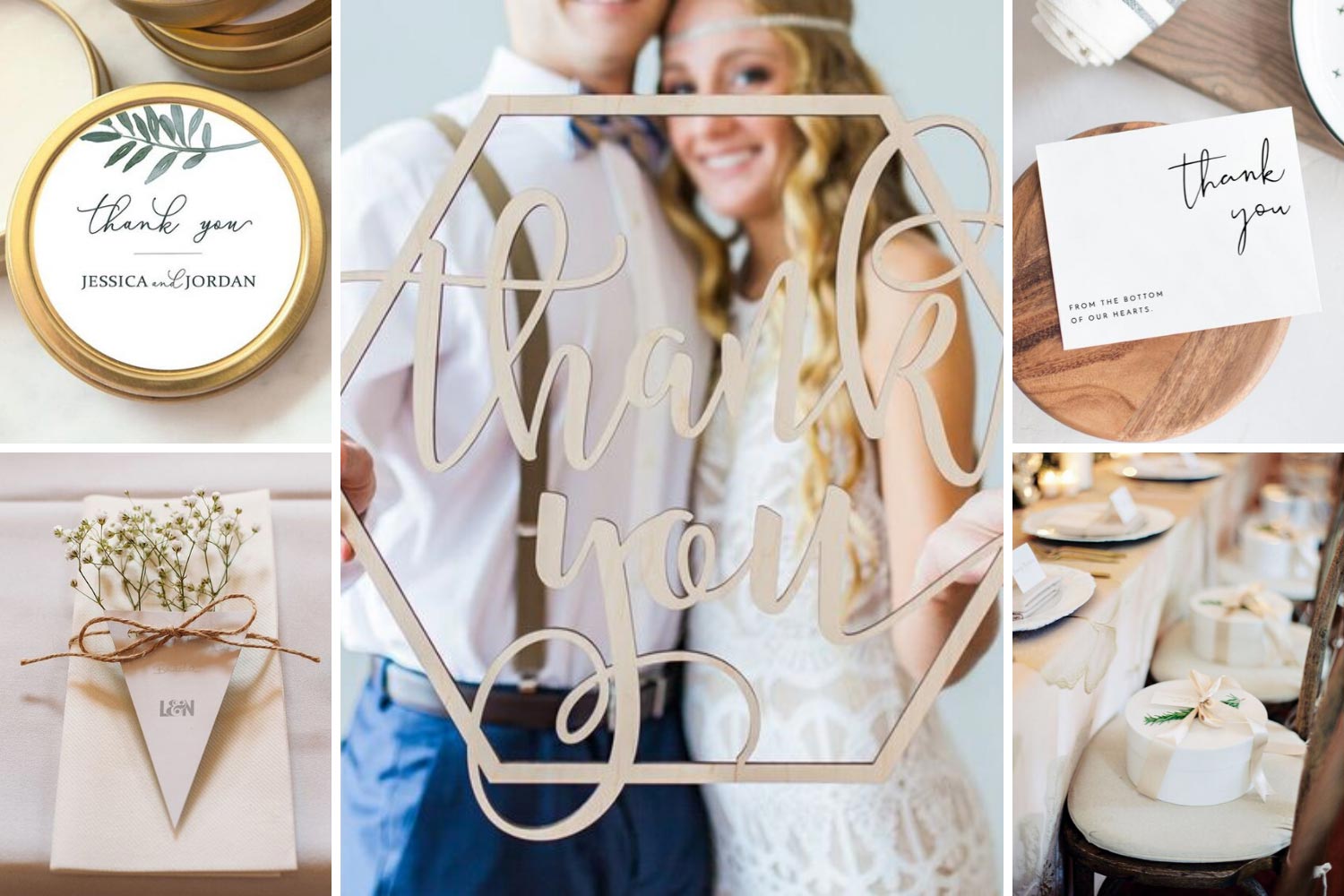 Подарунки гостям на весілля, листівки з вдячністю фото