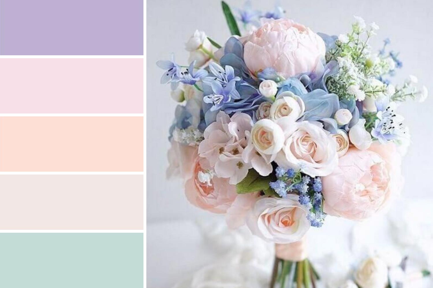 Весільні тенденції 2021: пастельна палітра для оформлення весіль