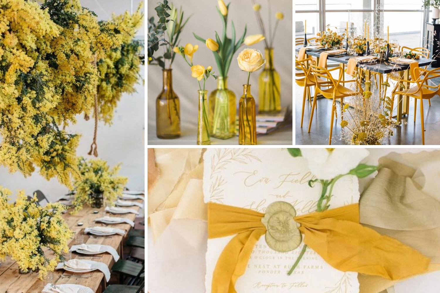 Жовте весілля: весільні тенденції 2021