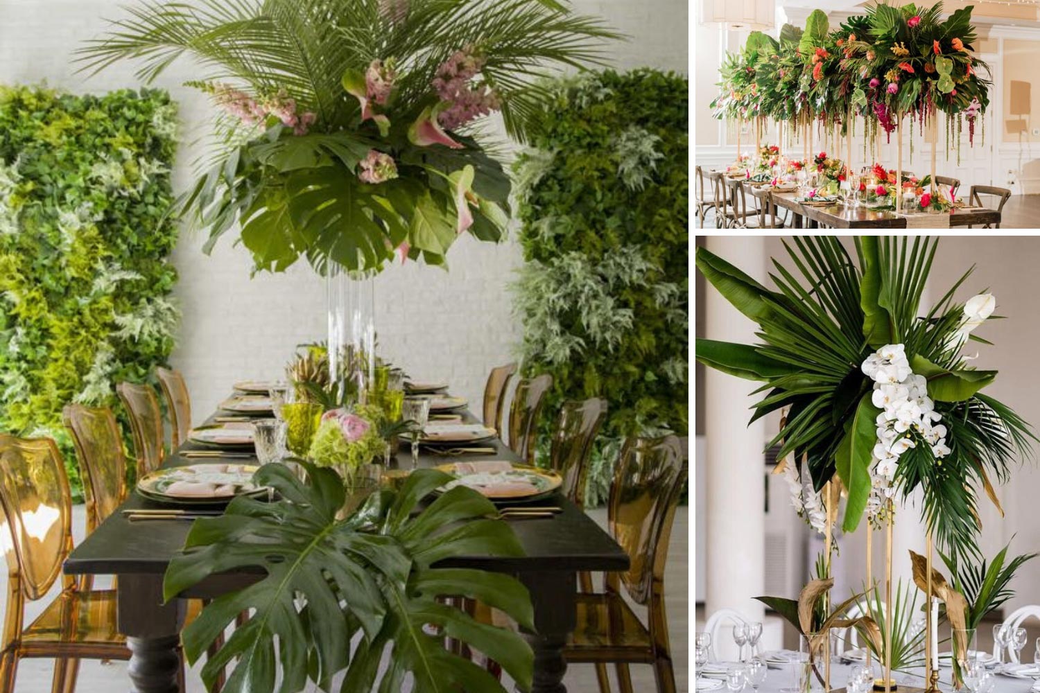 Велика флористика в декорі весілля фото