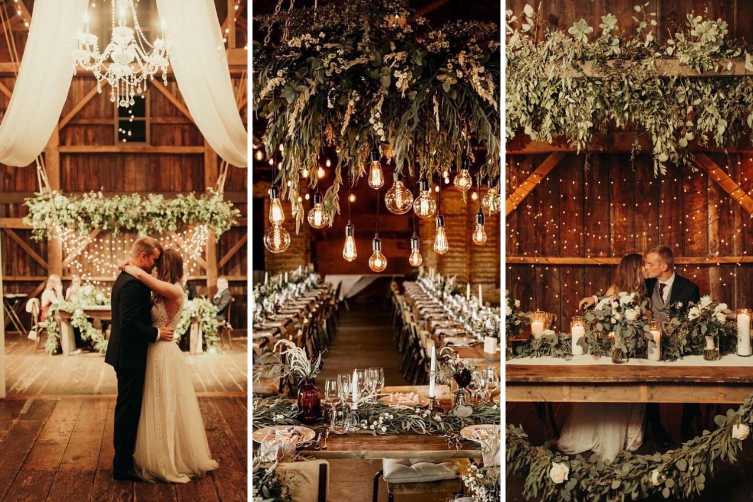 Лампочки, люстри в оформленні свята