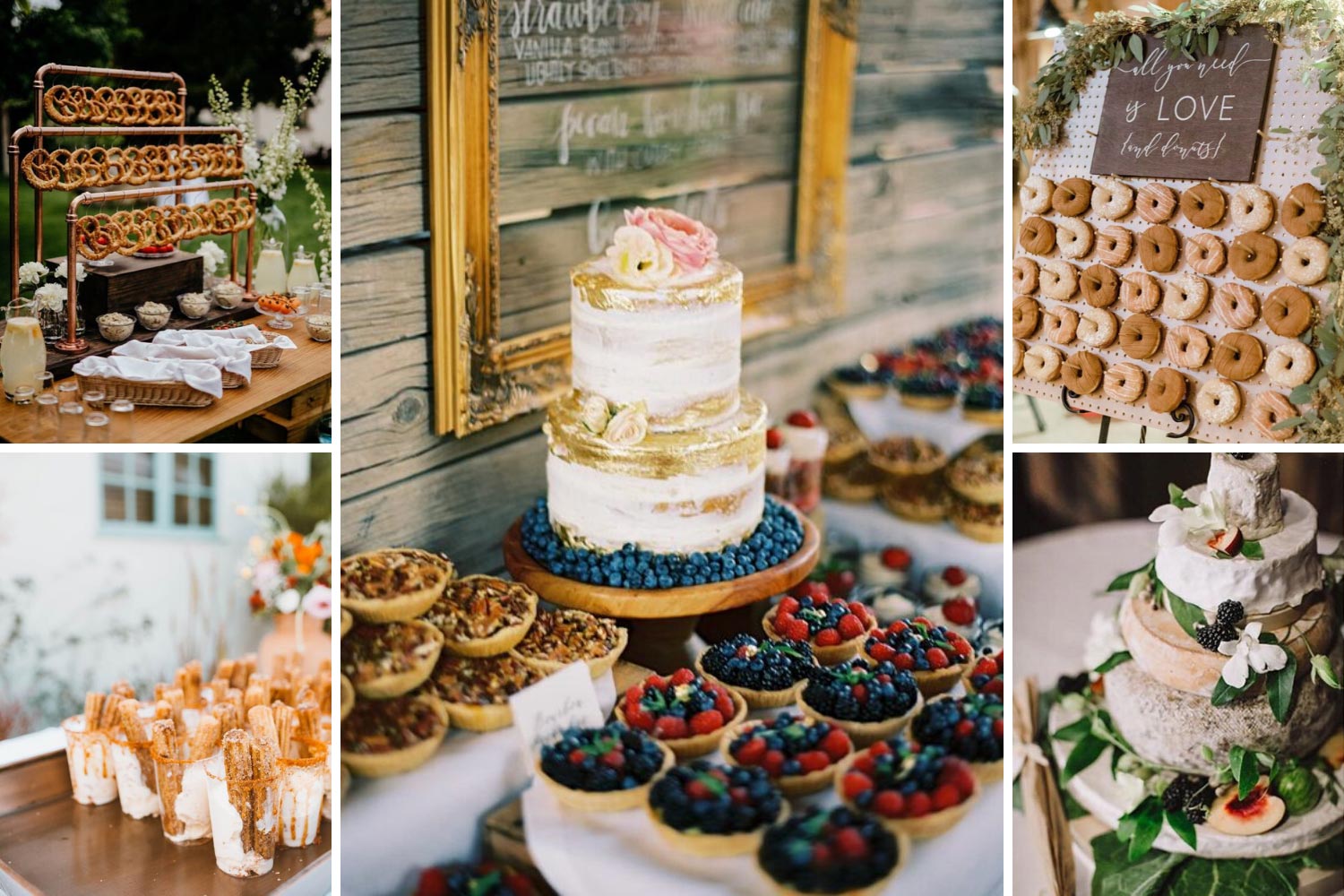 Незвичайні десерти для кенді бару: сири, пончики, кренделі фото