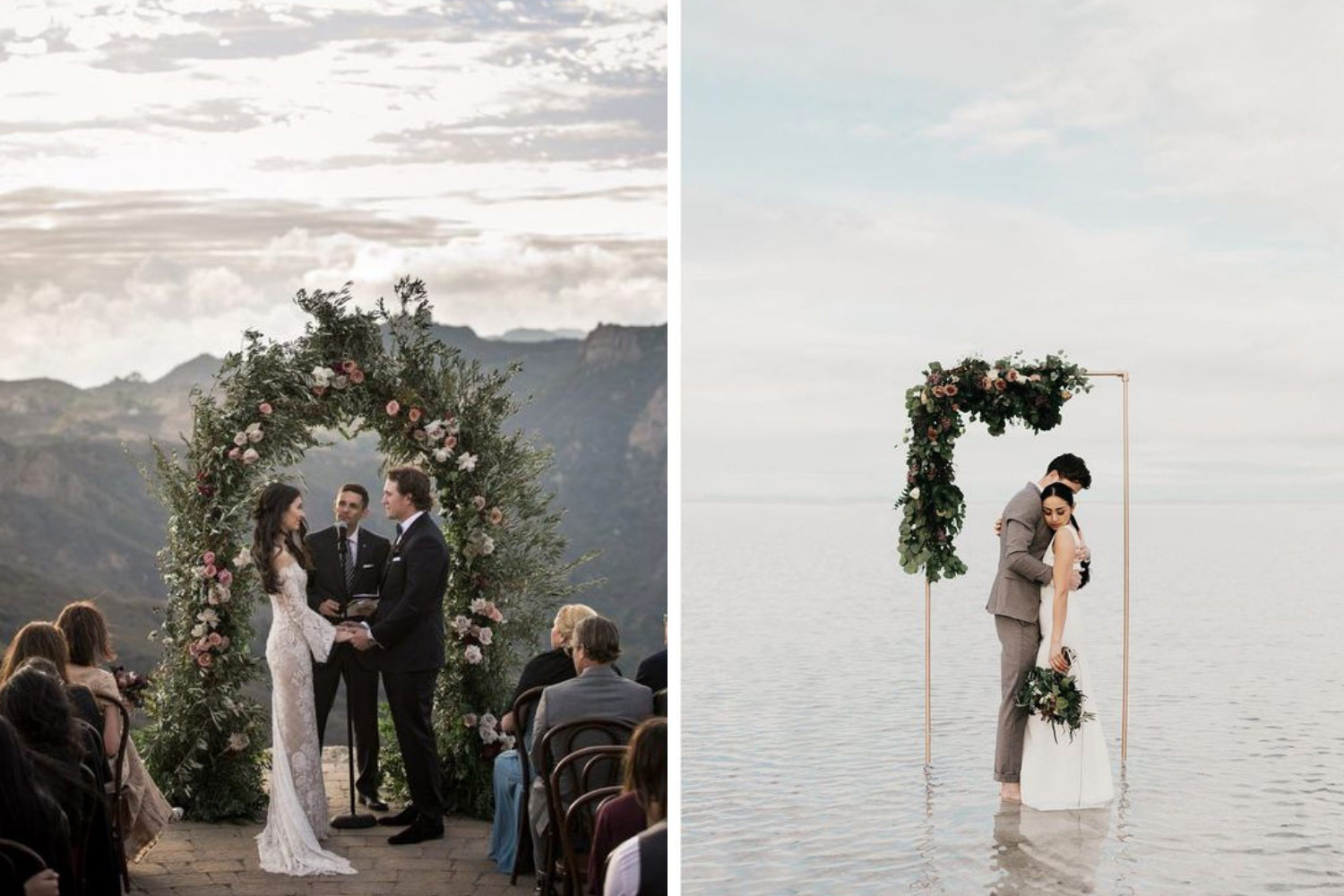 Летняя свадебная церемония