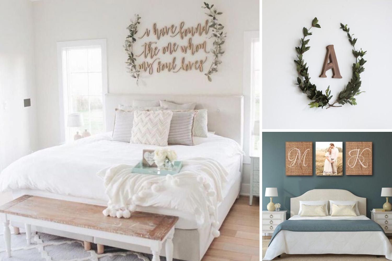 Свадебные монограммы в домашнем интерьере фото