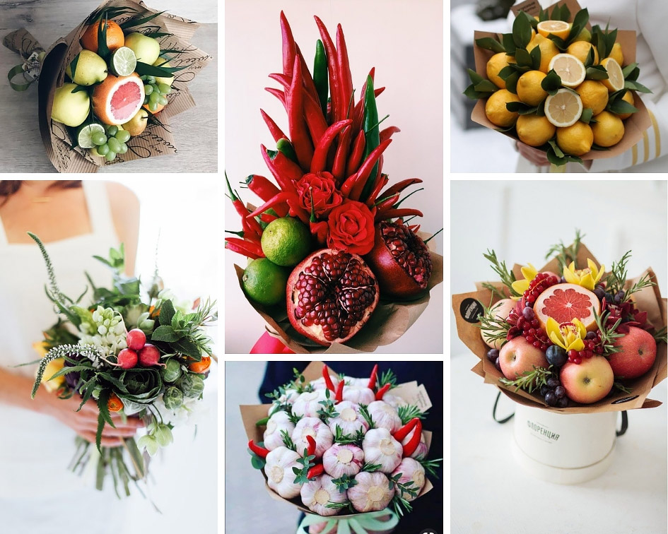 квіти на весілля від гостей