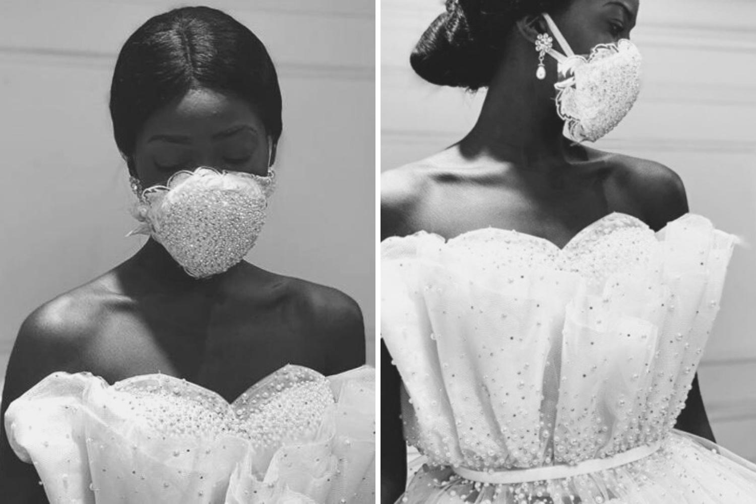 Дизайнерські маски для наречених від Samo Hagras фото