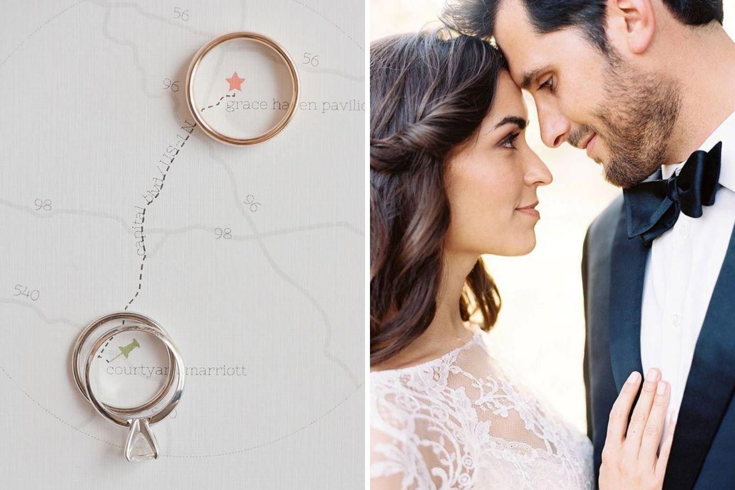 Наречений і наречена, обручки фото 