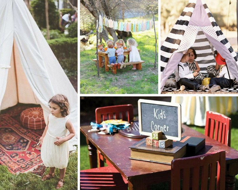 детская зона на свадьбе