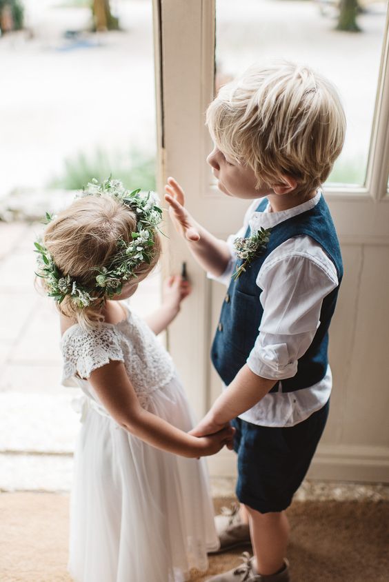 дети на бохо свадьбе