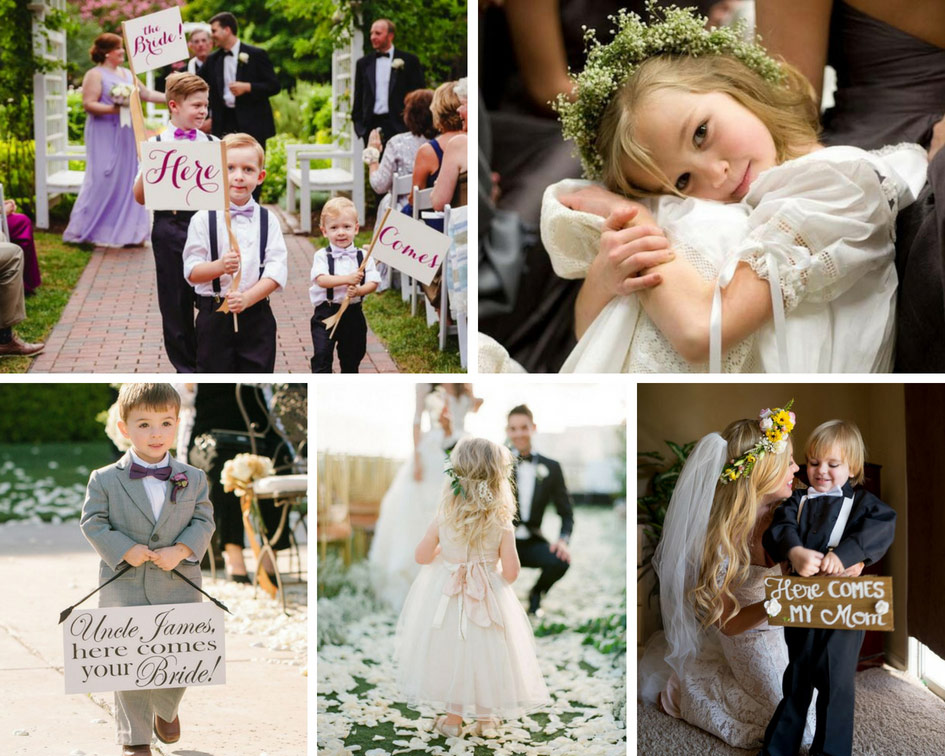 дети объявляют о выходе невесты фото