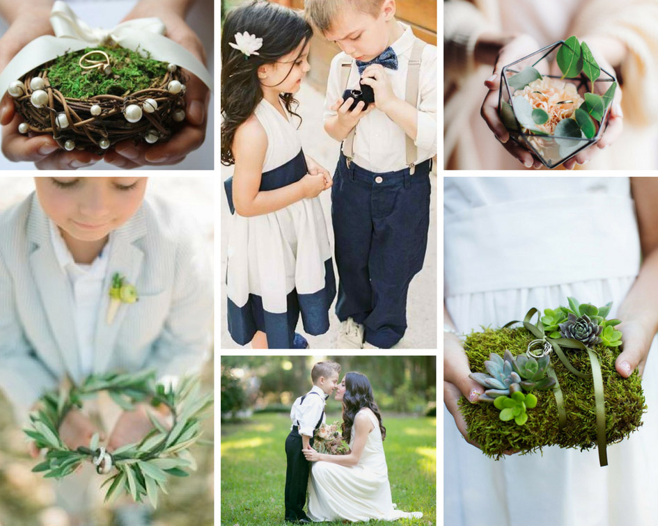 дети которые несут кольца фото