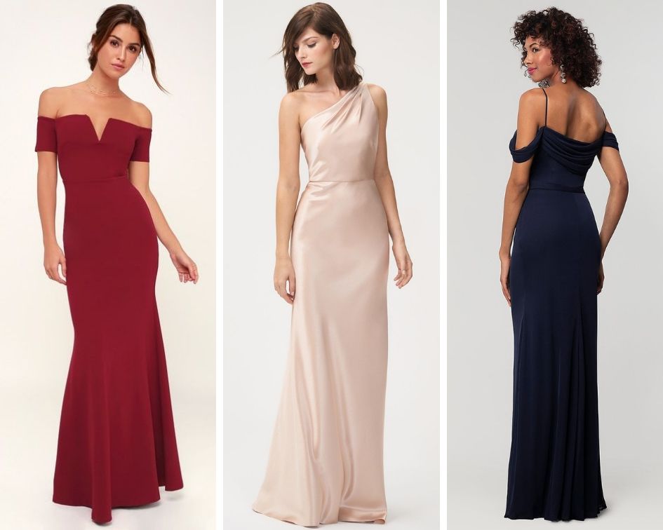 фасони вечірніх суконь