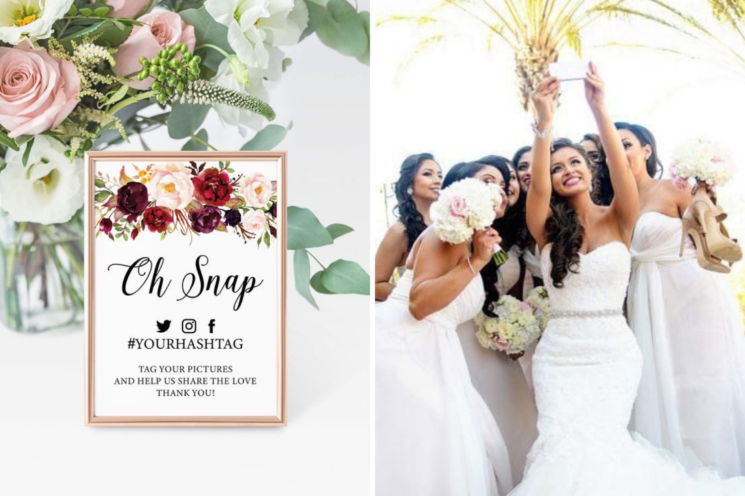 Хэштег для свадьбы