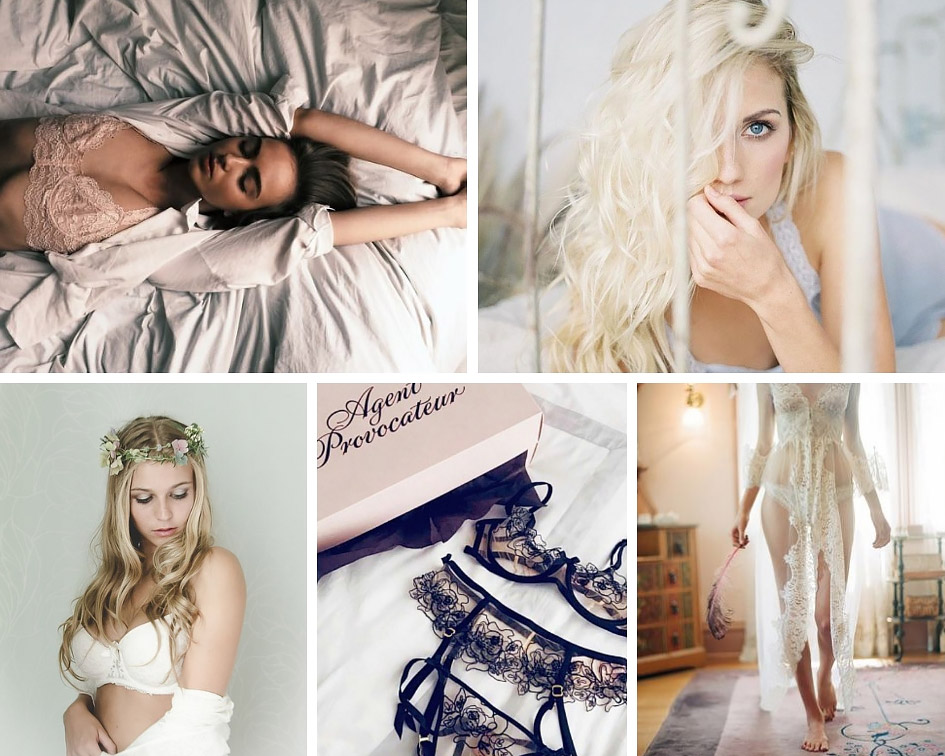 белье для будуарной съемки