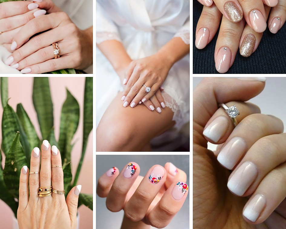 свадебный маникюр фото