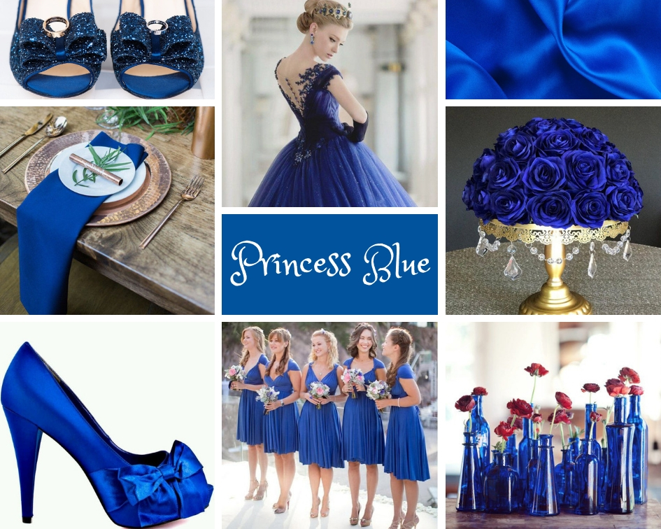 королевский синий цвет свадьбы 2019