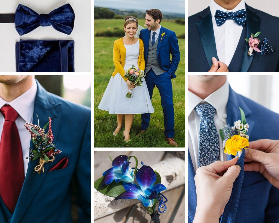 образ нареченого в синьому кольорі