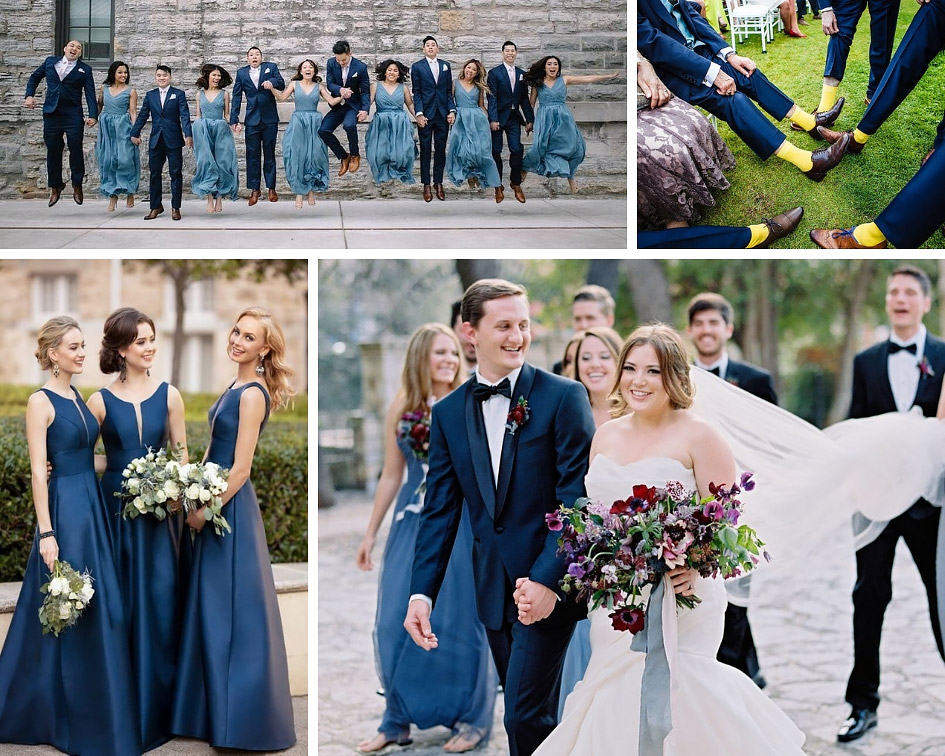 весілля у синьому кольорі