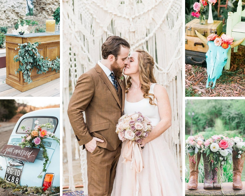 свадьба в стиле бохо прованс