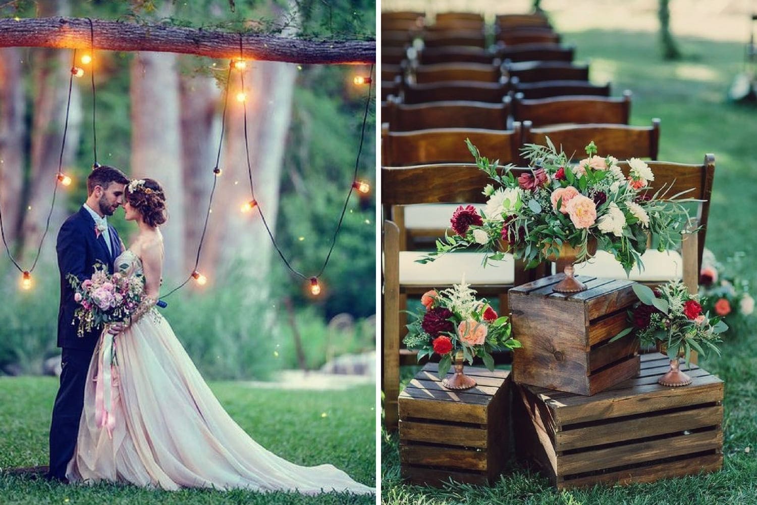 молодята в лісі