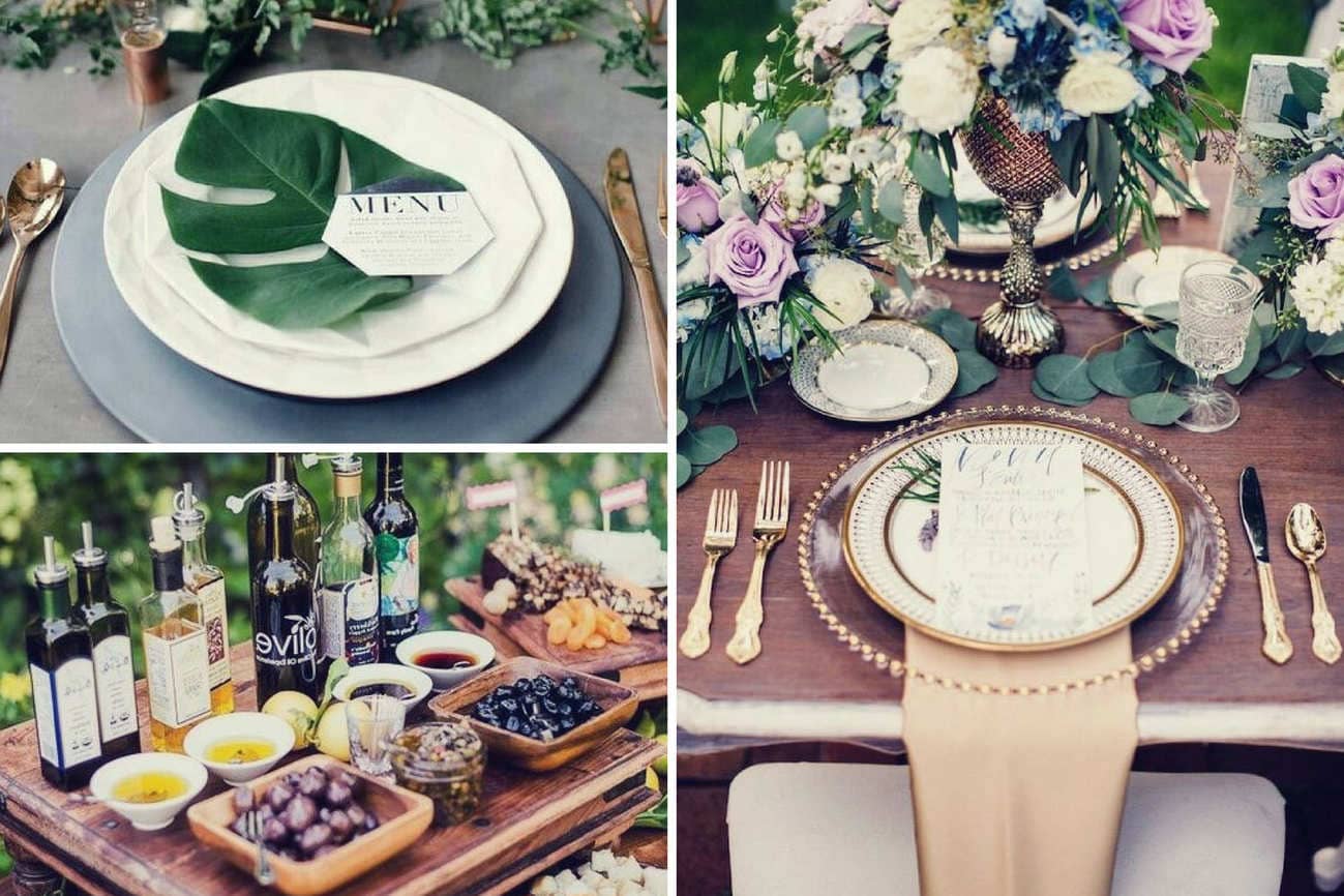 еда на выездной свадьбе 