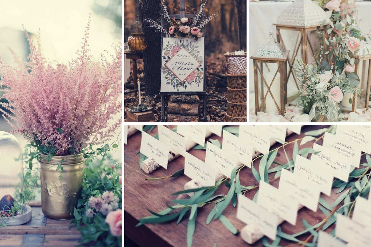 декор весілля на природі
