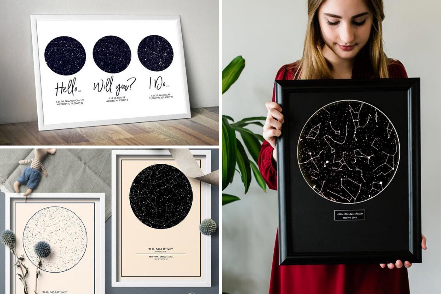 Карта сузір'їв в день знайомства, весілля фото