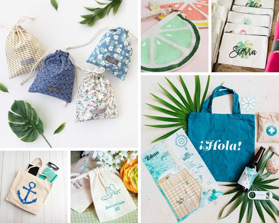 літні варіанти подарунків гостям на весілля