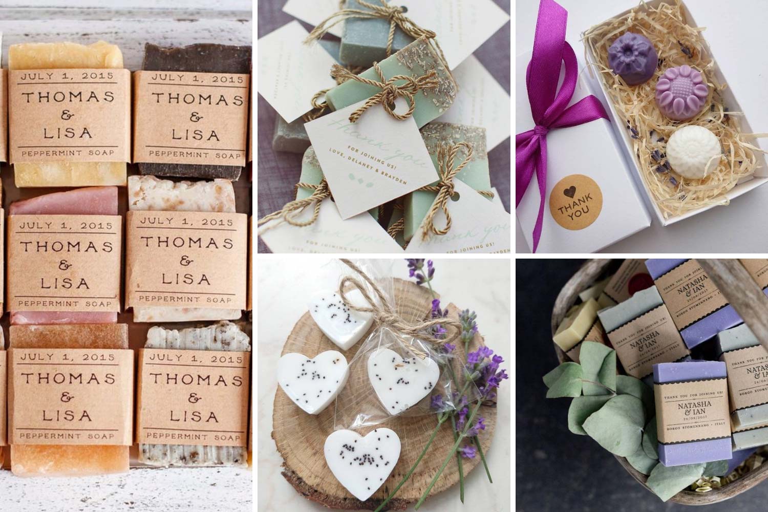 Мило на весілля гостям фото