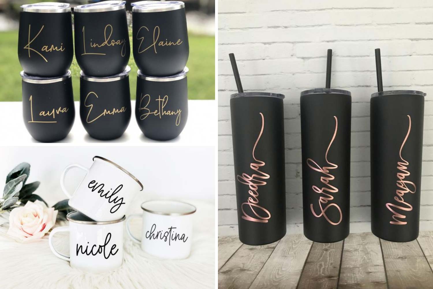 Персоналізовані чашки, склянки на весілля фото