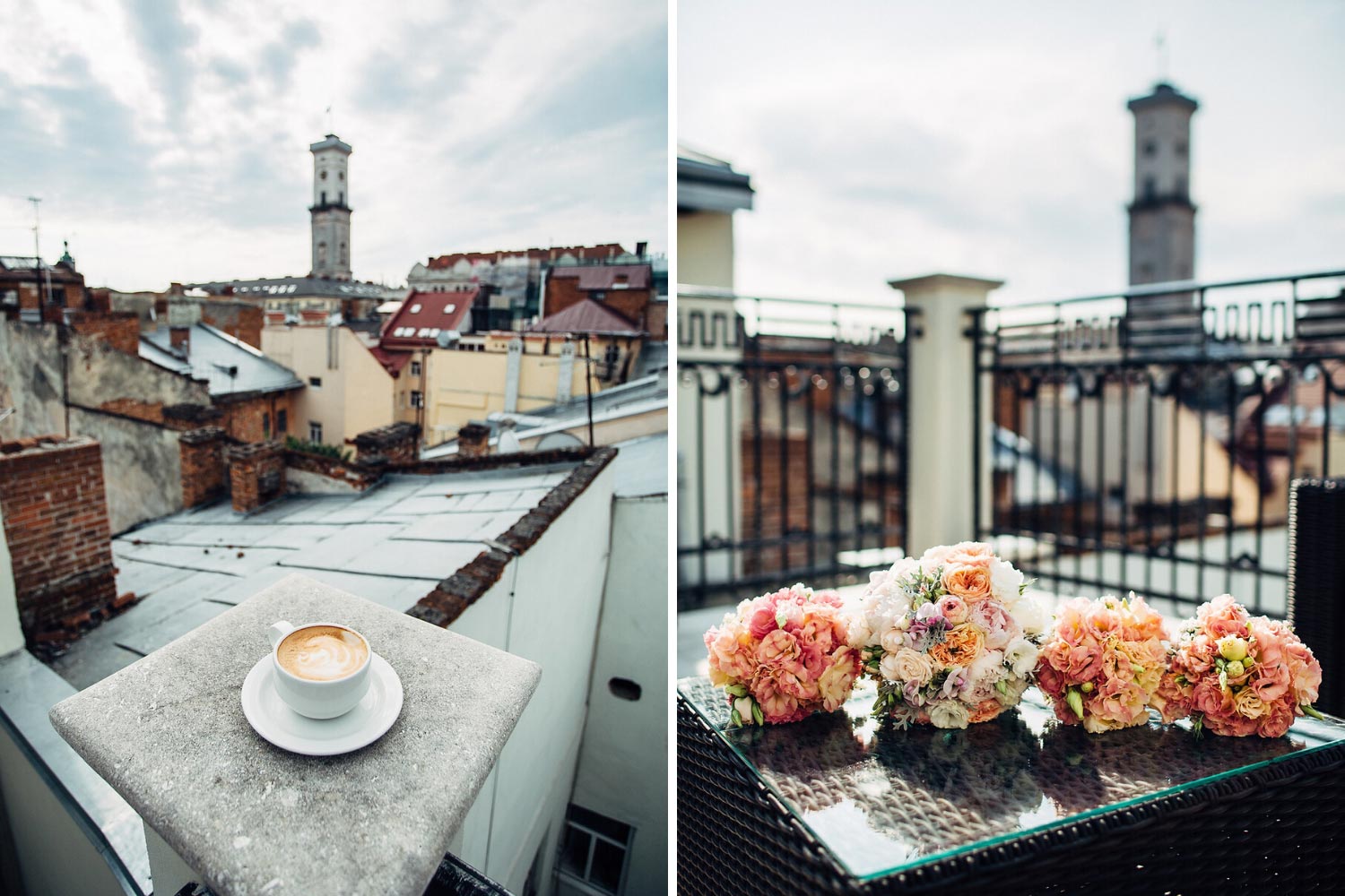 Свадьба на крыше: Львов фото