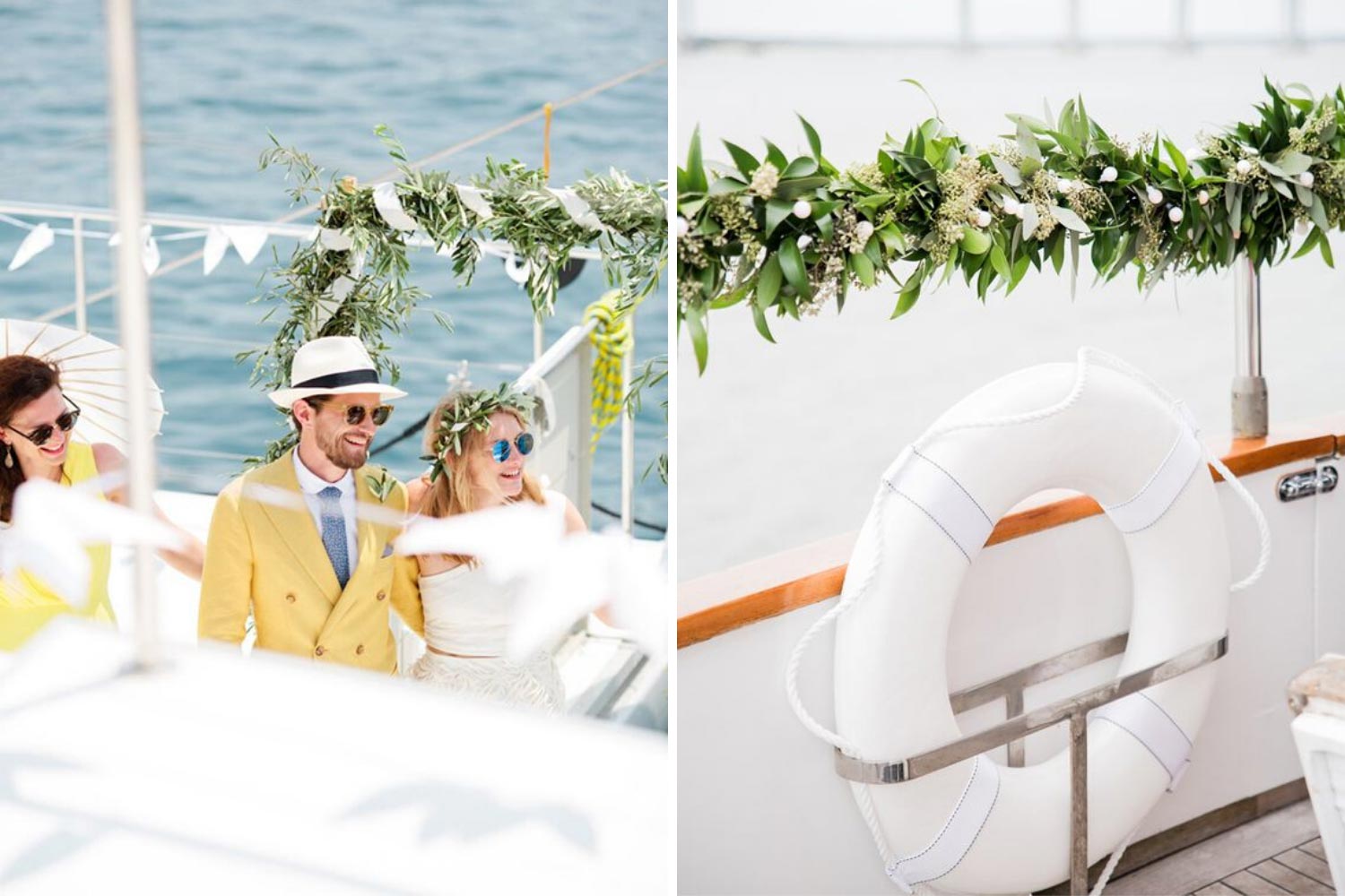 Бракосочетание на яхте: фото